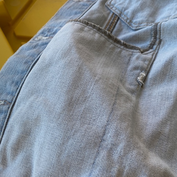 TopShop Moto Light Blue Denim Jacket 12 US - Picture 5 of 14